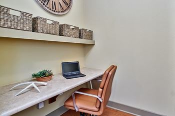 Built-in computer niches in select units - Acadia at Cornerstar Apartments